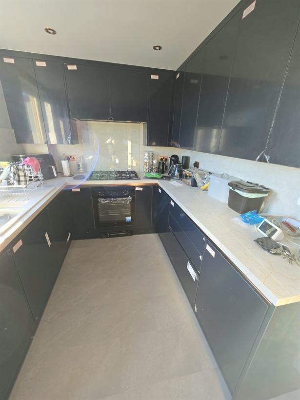 Gloss kitchen units
